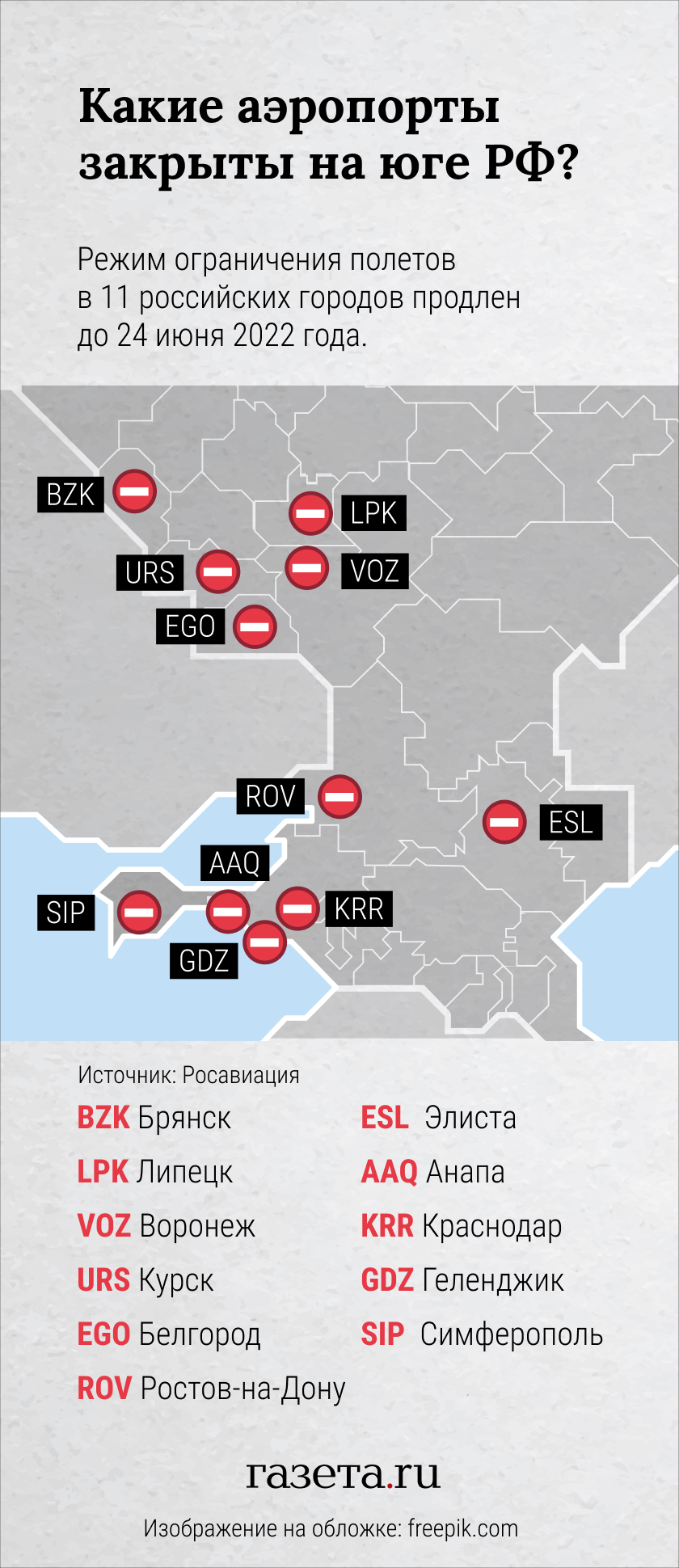 Какие аэропорты закрыты в России - Газета.Ru