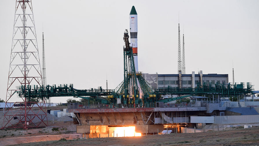 Старт ракеты-носителя «Союз-2.1а» с транспортным грузовым кораблем «Прогресс МС-15» с космодрома Байконур, 23 июля 2020 года