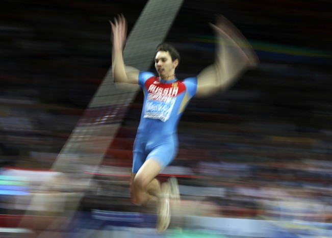 Александр Меньков выиграл золотую медаль чемпионата Европы в&nbsp;помещении в&nbsp;прыжках в&nbsp;длину