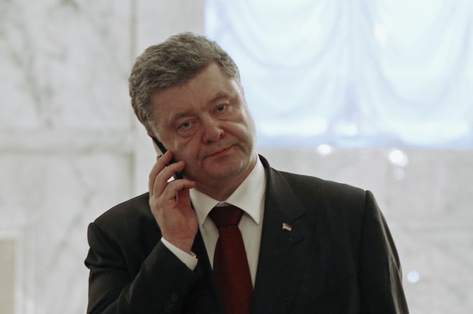 Петр Порошенко после встречи в Минске
