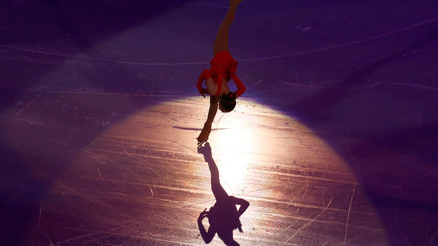 Фигуристка Юлия Липницкая во время показательных выступлений на&nbsp;Олимпиаде в&nbsp;Сочи, 2014 год