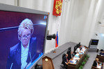  Выступление избранного спикера Совета Федерации РФ Валентины Матвиенко на заседании Совета Федерации