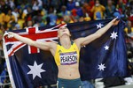 Олимпийская чемпионка в беге на 100 м с барьерами - Салли Пирсон (Австралия)