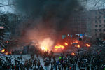 Участники беспорядков в центре Киева