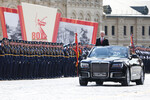 Министр обороны РФ Андрей Белоусов во время парада, посвященного 80-й годовщине Победы в Великой Отечественной войне, на Красной площади в Москве, 9 мая 2025 года 
