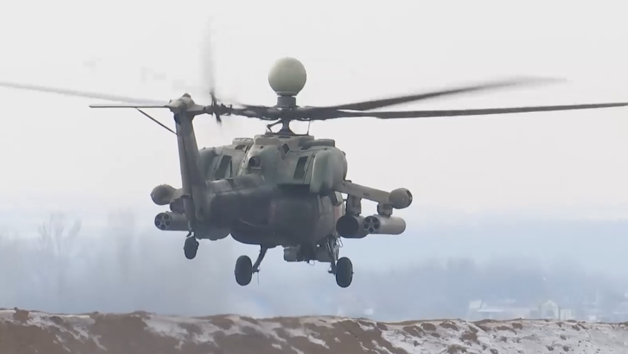 МО РФ: средства ПВО России уничтожили украинский вертолет Ми-8 и 7 беспилотников