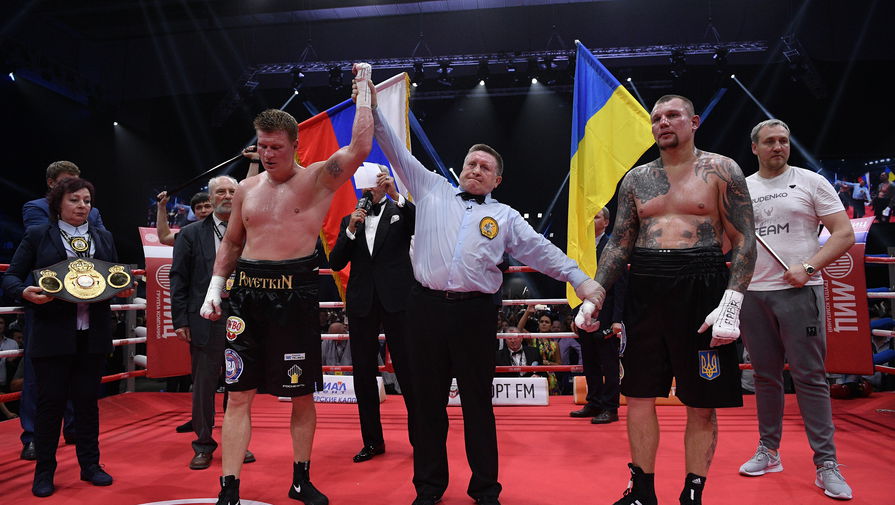 Российский боксер Александр Поветкин одержал победу над украинцем Андреем Руденко