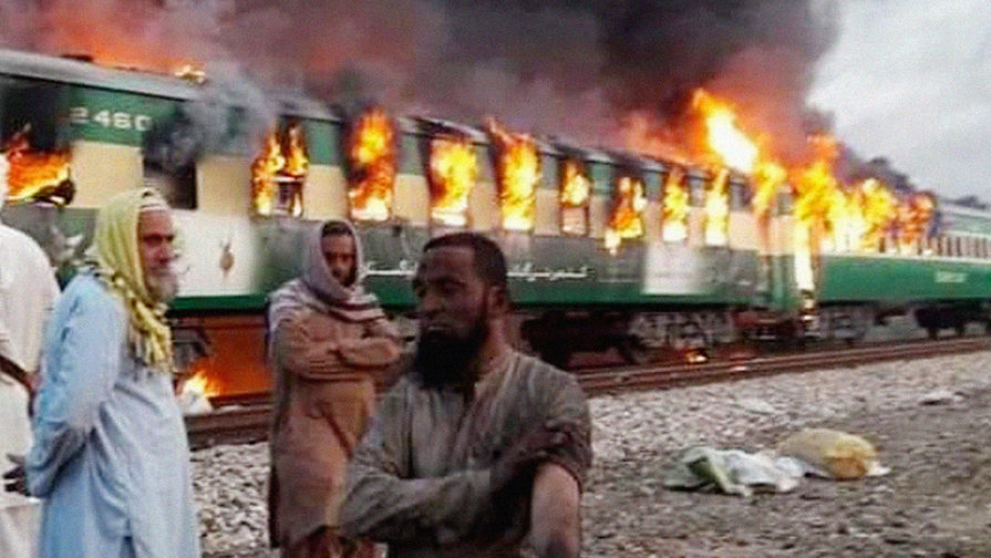 Возгорание поезда в&nbsp;пакистанской провинции Пенджаб, 31 октября 2019 года