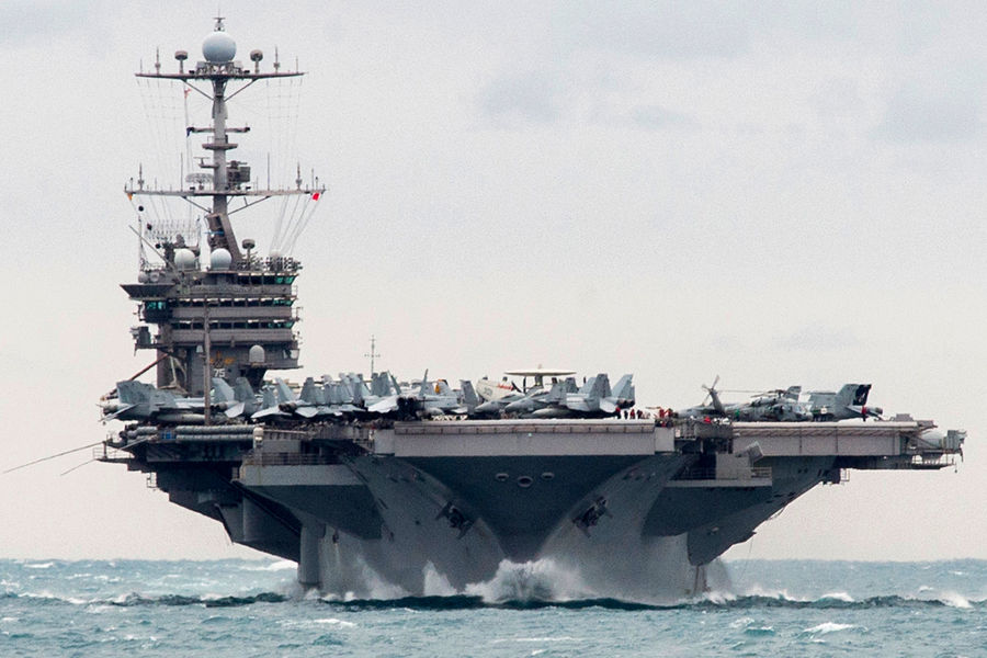 Авианосец USS Harry S. Truman, 2015 год