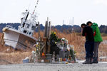 Во время траурных мероприятий, приуроченных к третьей годовщине землетрясения и цунами в Японии