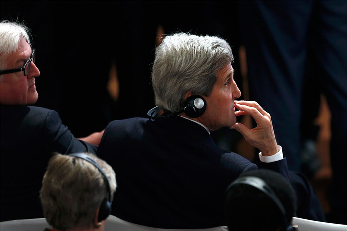 Государственный секретарь США Джон Керри во время Мюнхенской конференции