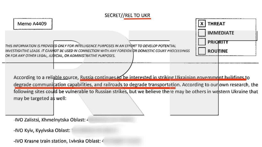 RT: США направляли Швеции секретные документы о якобы готовящемся ядерном ударе РФ по Украине