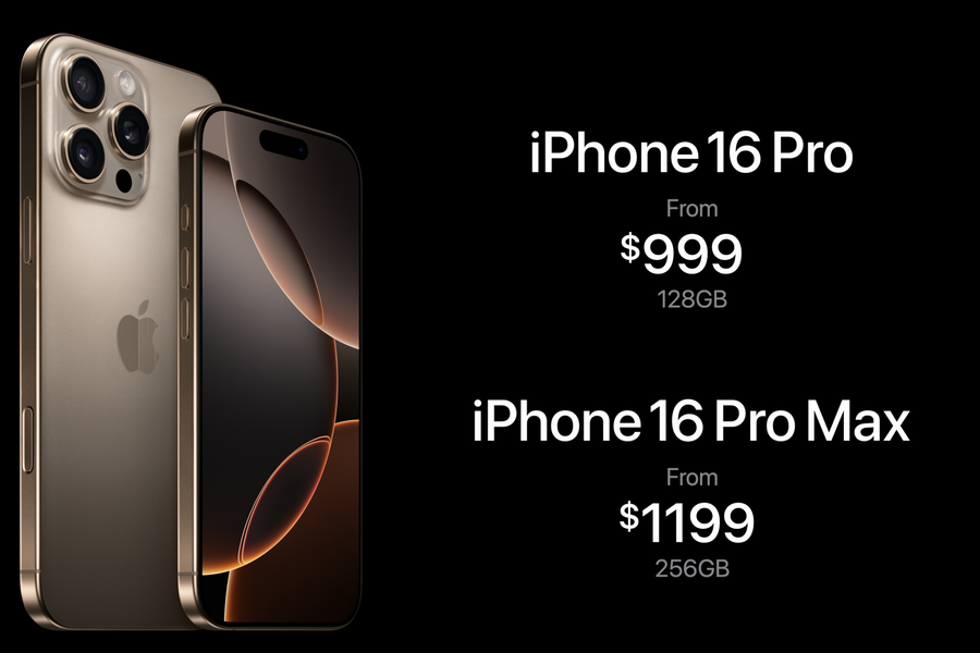 Цены на&nbsp;iPhone 16&nbsp;Pro в&nbsp;США
