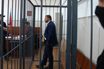 Губернатор Кировской области Никита Белых во время рассмотрения ходатайства следствия об избрании меры пресечения