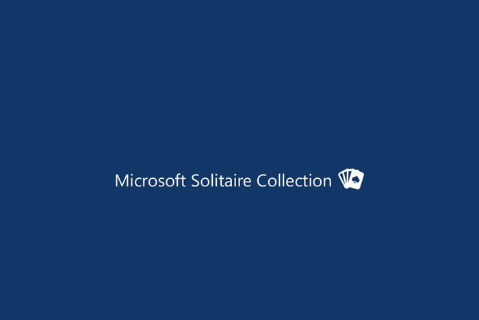 Приветственный экран Microsoft Solitaire Collection в Windows 10