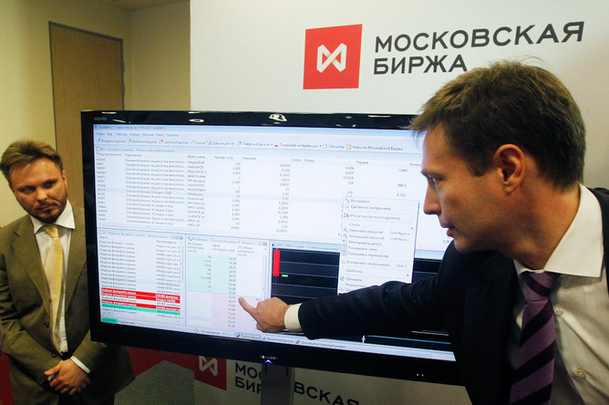 Акции Московской биржи начали торговаться на бирже