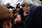 Госсекретарь США Джон Керри на майдане Незалежности в Киеве