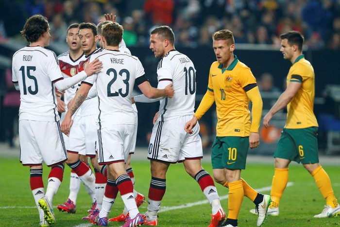 Германия сыграла вничью с австралийцами