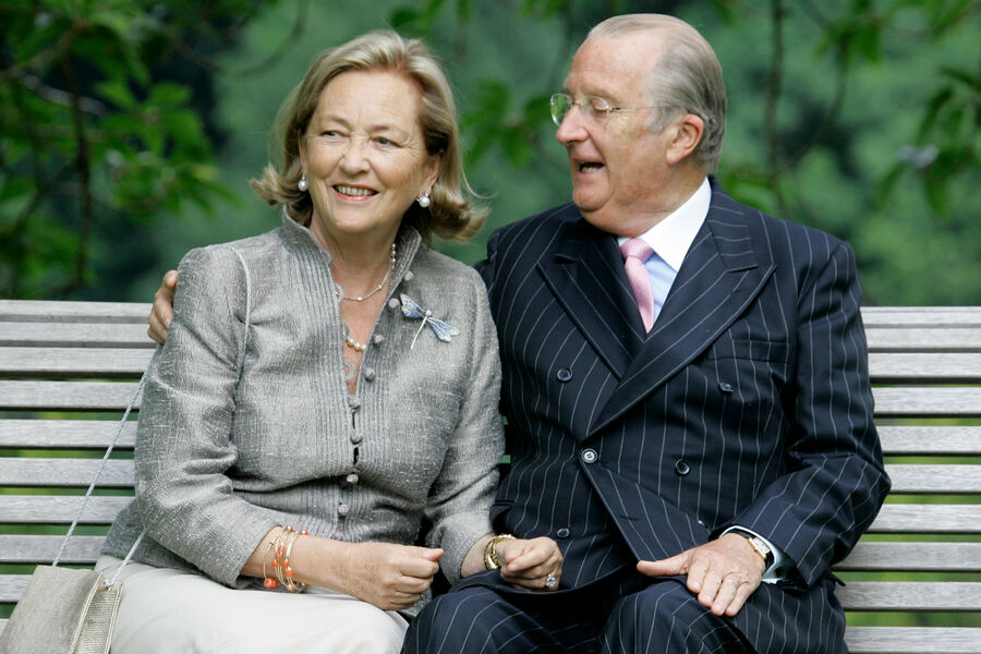 Бывший король Бельгии Альберт II со своей женой королевой Паолой