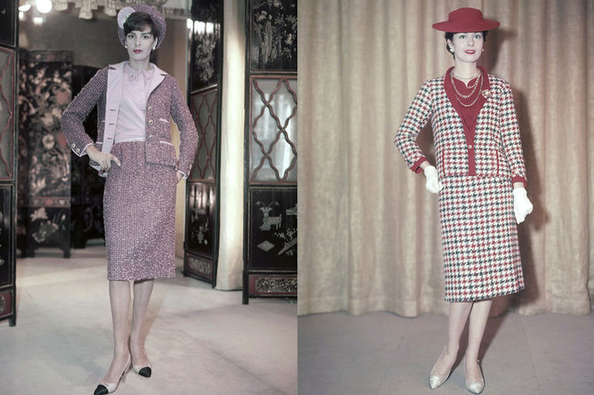 Твидовые костюмы Шанель, коллекция 1959 года