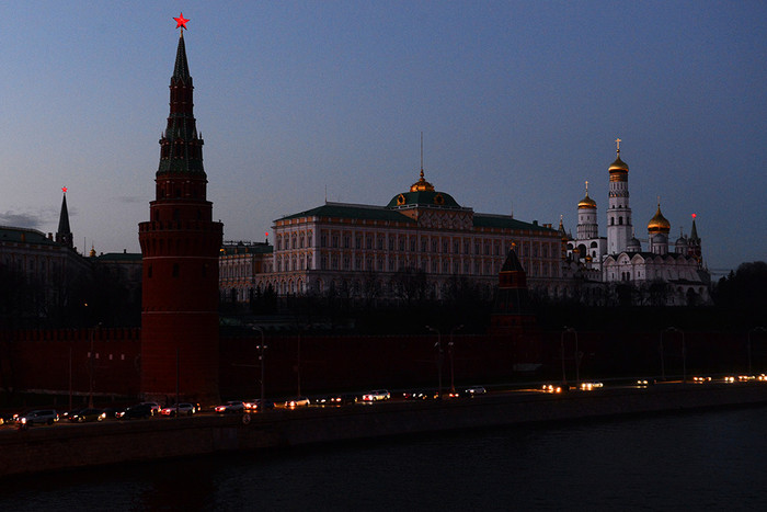 В рамках всемирной акции «Час Земли» Московский Кремль погрузится во тьму
