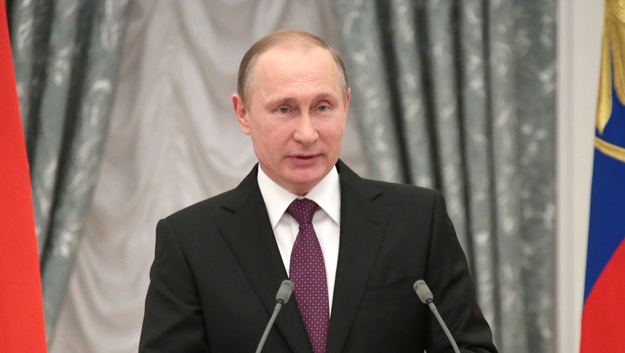 Президент России Владимир Путин во время церемонии вручения государственных наград в&nbsp;Кремле