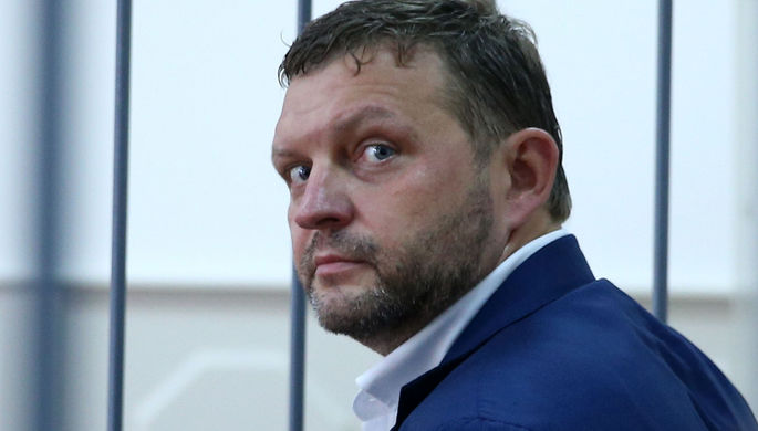 Губернатор Кировской области Никита Белых во время рассмотрения ходатайства следствия об избрании...