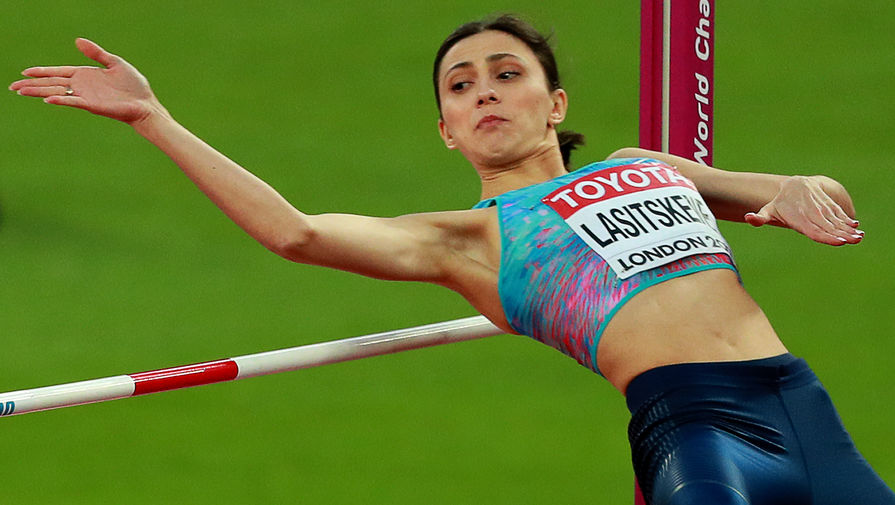 Российская легкоатлетка Мария Ласицкене на чемпионате мира в Лондоне