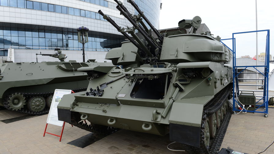 Модернизированная на&nbsp;белорусских предприятиях зенитная самоходная установка ЗСУ-23-4БМ «Шилка».
