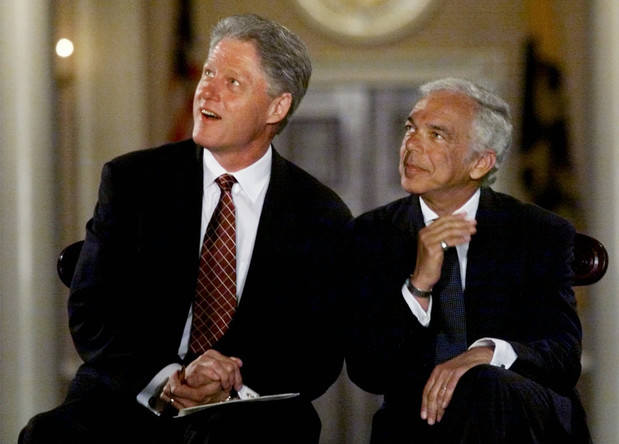 Ральф Лорен и президент США Билл Клинтон, 1998 год