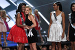 Конкурсантки на церемонии «Мисс США» в Лас-Вегасе 