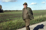 Леонид Брежнев во время прогулки в Подмосковье, 1979 год