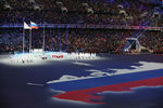Во время церемонии закрытия XI зимних Паралимпийских игр на стадионе «Фишт»