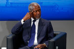 Экс-генеральный секретарь ООН Кофи Аннан во время Мюнхенской конференции