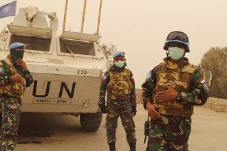 Миротворцы Временных сил ООН в Ливане (UNIFIL), сентябрь 2015 года