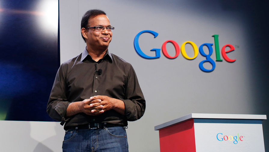 Амит Сингхал во время празднования 15-летия компании Google в Менло-Парк, штат Калифорния, 2013 год
