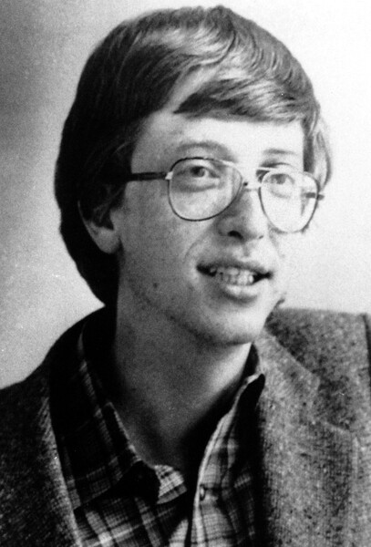 Соучредитель корпорации Microsoft Билл Гейтс в 1984 году