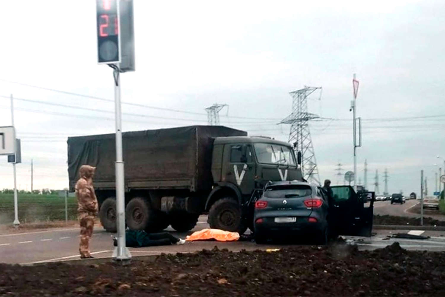 Военный «КамАЗ» стал участником смертельного ДТП под Белгородом - Газета.Ru  | Новости