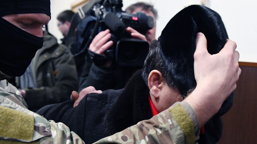 Бывший зампред правительства Дагестана Раюдин Юсуфов в Басманном суде Москвы, 6 февраля 2018 года