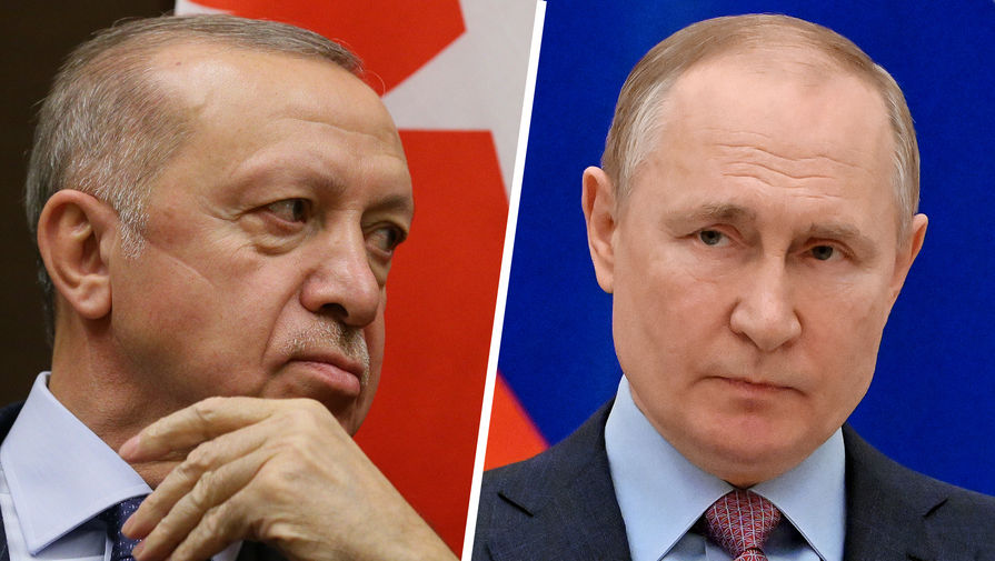 Эрдоган предложил Путину предпринять новые шаги на основе экономического сотрудничества