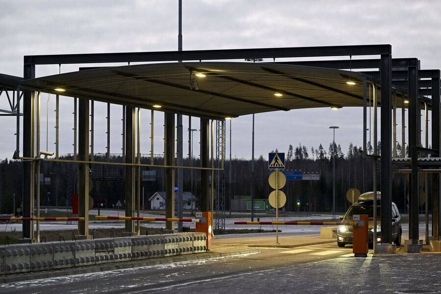 Пограничный пункт Нуйямаа на финско-российской границе
