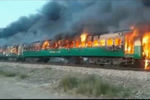 Возгорание поезда в пакистанской провинции Пенджаб, 31 октября 2019 года