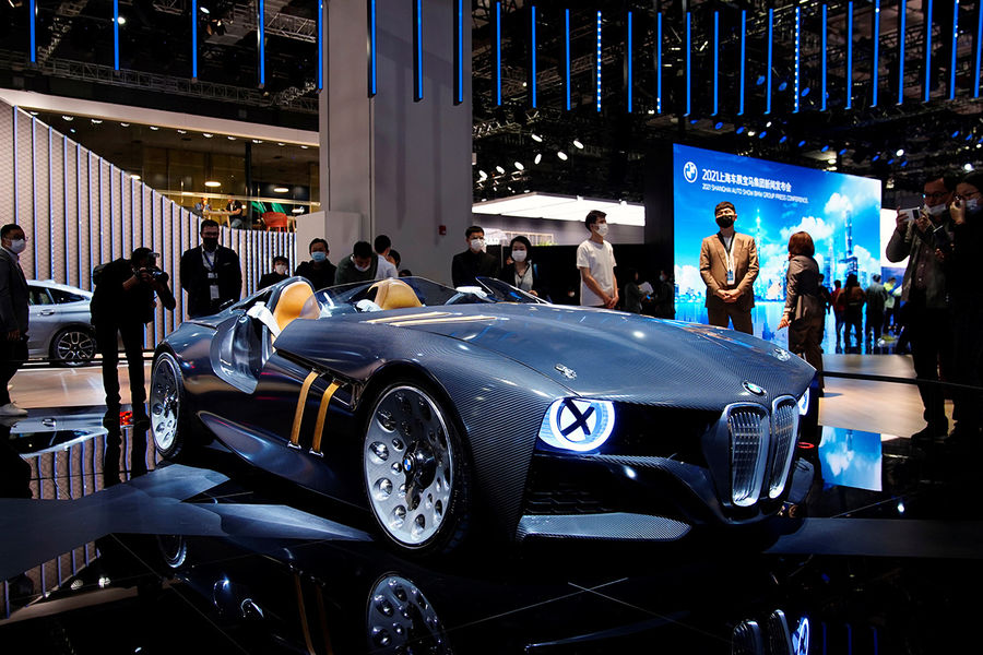 Автомобиль BMW 328&nbsp;Hommage Concept на&nbsp;Шанхайском автосалоне, апрель 2021&nbsp;года
