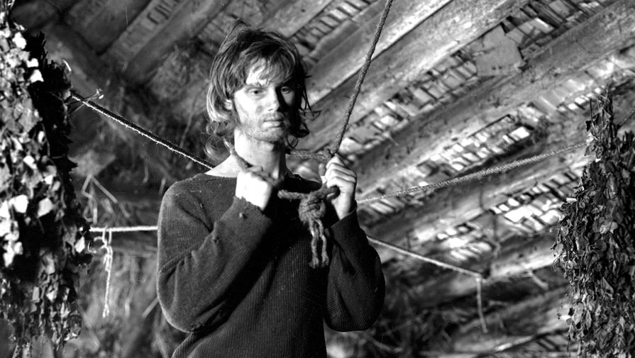 Актер Андрей Николаев в сцене из фильма Григория Чухрая «Трясина», 1977 год