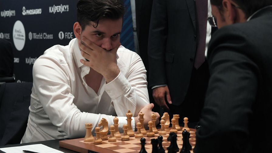 Гроссмейстер Ян Непомнящий (Россия) на этапе Гран-при Москвы по шахматам.