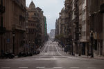 Улица Лаетана в Барселоне, Испания, 22 марта 2020 года