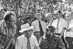 Генеральный секретарь ЦК КПСС Леонид Брежнев и лидер кубинской революции Фидель Кастро в усадьбе Сибоней близ Гаваны, 1974 год 