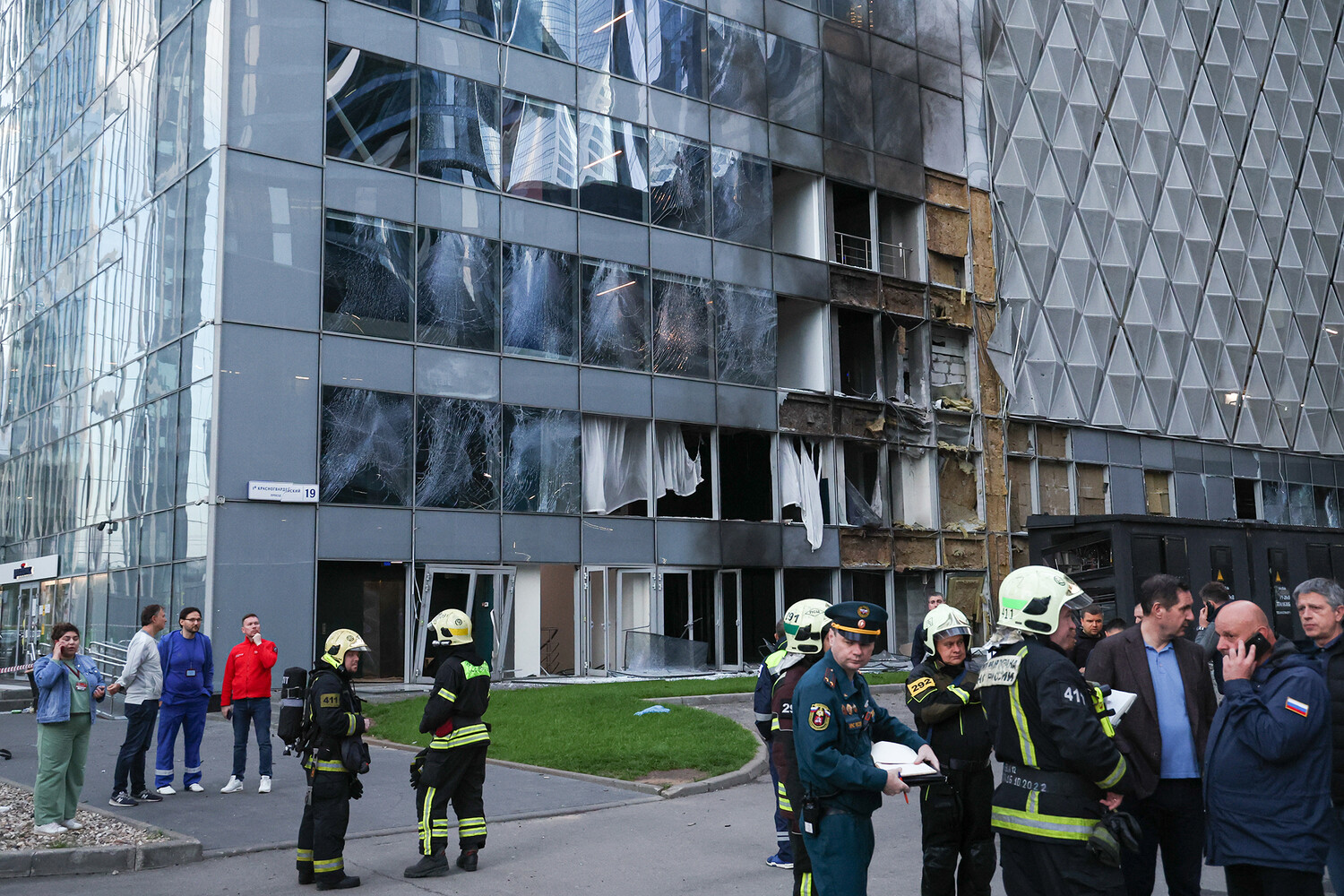 Взрыв в «Москва-Сити». Что известно об атаке трех беспилотников на столицу  - Газета.Ru