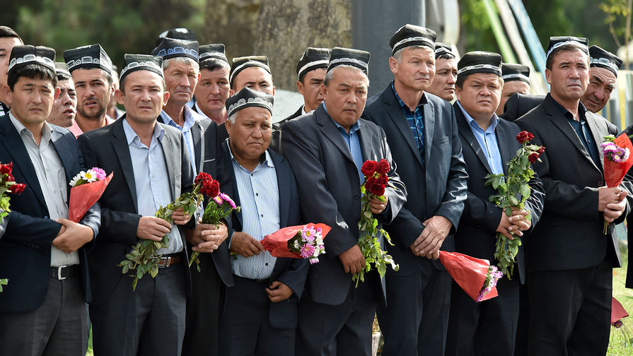 Похороны президента Узбекистана Ислама Каримова в Самарканде, 3 сентября 2016 года