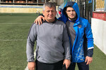 Хабиб Нурмагомедов с отцом и личным тренером Абдулманапом Нурмагомедовым (1962-2020) 